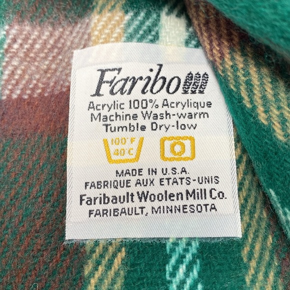 Vintage Faribo Faribat Explorer Pack A Robe Plaid Stadium - Picture 4 of 10